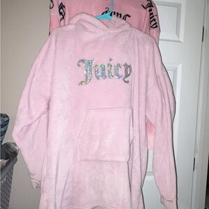 Juicy Couture Light Pink Fleece Hoodie